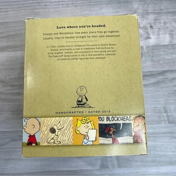 Hallmark Peanuts Gallery 2013 Snoopy “Love Where You’re Headed” Figurine in Box - Picture 4 of 12
